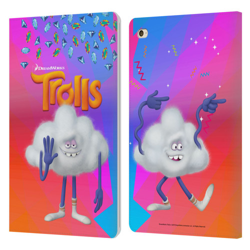 Trolls Snack Pack Cloud Guy Leather Book Wallet Case Cover For Apple iPad mini 4