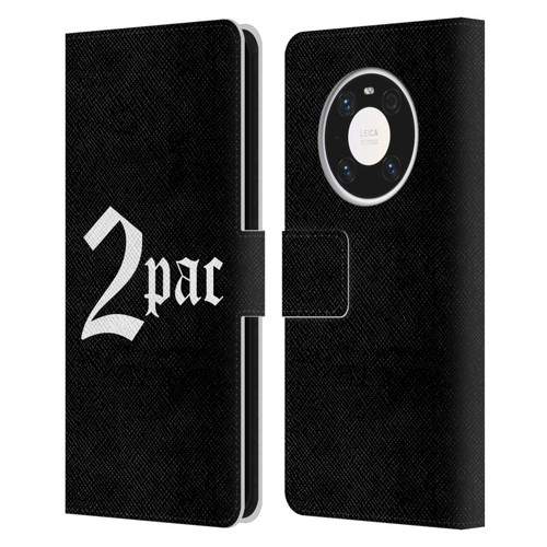 Tupac Shakur Logos Old English Leather Book Wallet Case Cover For Huawei Mate 40 Pro 5G