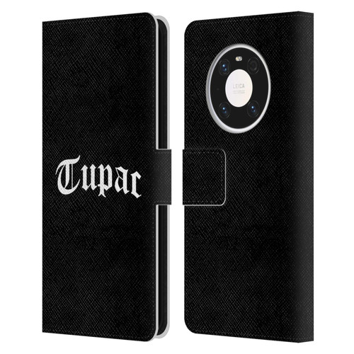 Tupac Shakur Logos Old English 2 Leather Book Wallet Case Cover For Huawei Mate 40 Pro 5G