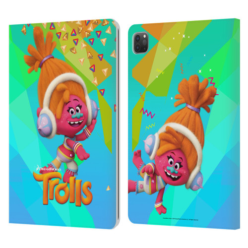 Trolls Snack Pack DJ Suki Leather Book Wallet Case Cover For Apple iPad Pro 11 2020 / 2021 / 2022