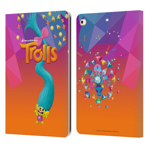 Trolls Snack Pack Smidge Leather Book Wallet Case Cover For Apple iPad 9.7 2017 / iPad 9.7 2018