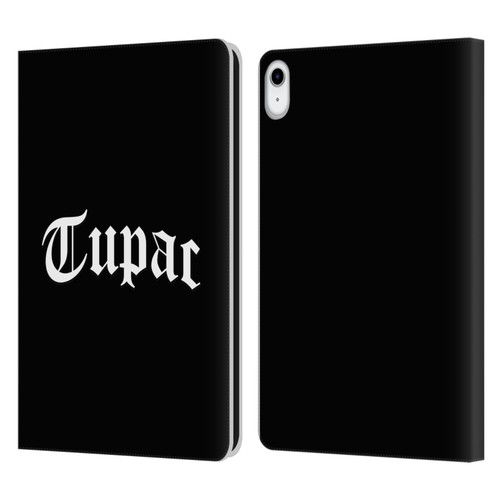 Tupac Shakur Logos Old English 2 Leather Book Wallet Case Cover For Apple iPad 10.9 (2022)