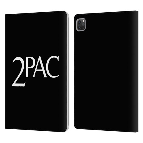 Tupac Shakur Logos Serif Leather Book Wallet Case Cover For Apple iPad Pro 11 2020 / 2021 / 2022