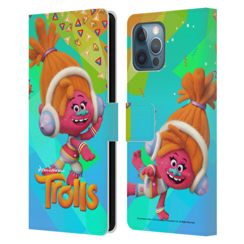 Trolls Snack Pack DJ Suki Leather Book Wallet Case Cover For Apple iPhone 12 Pro Max