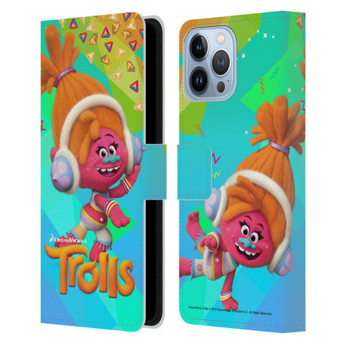 Trolls Snack Pack DJ Suki Leather Book Wallet Case Cover For Apple iPhone 13 Pro Max