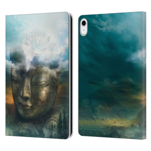 Duirwaigh God Buddha Leather Book Wallet Case Cover For Apple iPad 10.9 (2022)