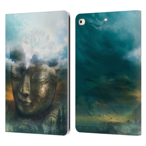 Duirwaigh God Buddha Leather Book Wallet Case Cover For Apple iPad 9.7 2017 / iPad 9.7 2018