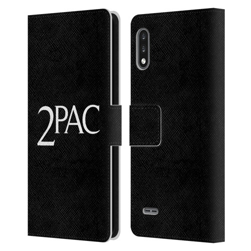 Tupac Shakur Logos Serif Leather Book Wallet Case Cover For LG K22