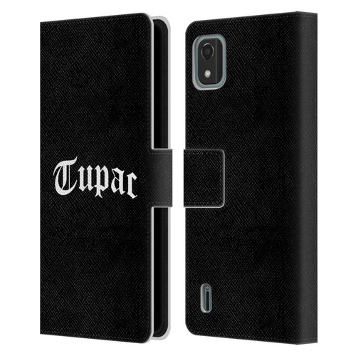 Tupac Shakur Logos Old English 2 Leather Book Wallet Case Cover For Nokia C2 2nd Edition