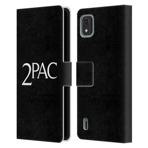 Tupac Shakur Logos Serif Leather Book Wallet Case Cover For Nokia C2 2nd Edition