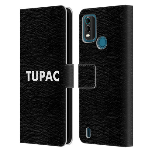 Tupac Shakur Logos Sans Serif Leather Book Wallet Case Cover For Nokia G11 Plus
