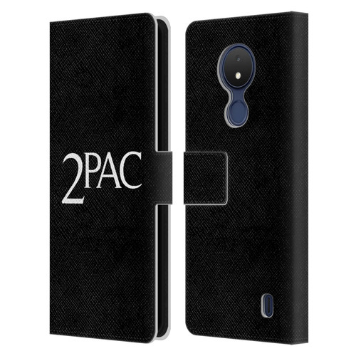 Tupac Shakur Logos Serif Leather Book Wallet Case Cover For Nokia C21