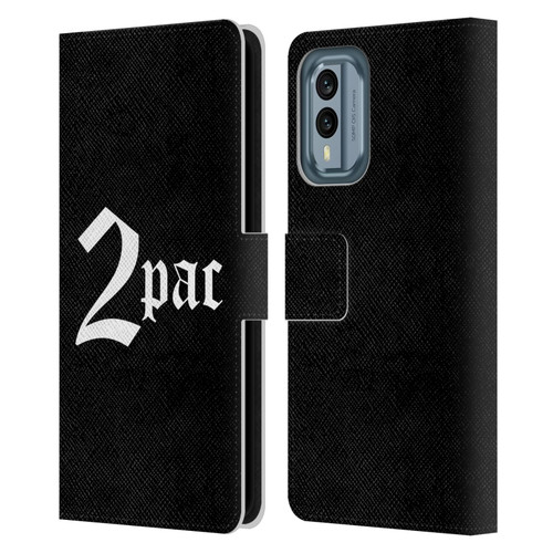 Tupac Shakur Logos Old English Leather Book Wallet Case Cover For Nokia X30