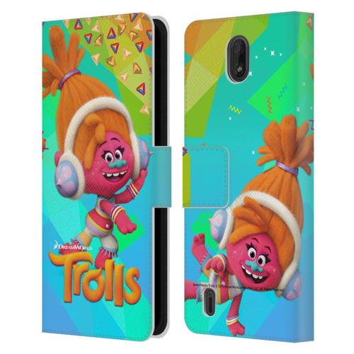 Trolls Snack Pack DJ Suki Leather Book Wallet Case Cover For Nokia C01 Plus/C1 2nd Edition