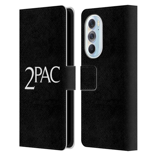 Tupac Shakur Logos Serif Leather Book Wallet Case Cover For Motorola Edge X30