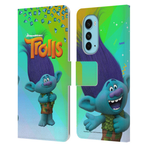 Trolls Snack Pack Branch Leather Book Wallet Case Cover For Motorola Edge (2022)