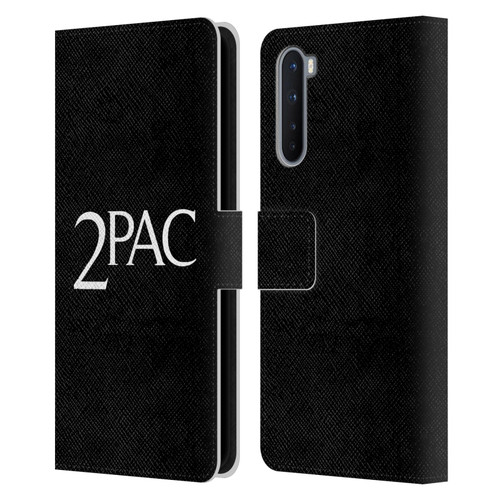 Tupac Shakur Logos Serif Leather Book Wallet Case Cover For OnePlus Nord 5G