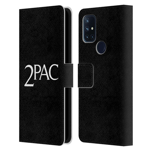 Tupac Shakur Logos Serif Leather Book Wallet Case Cover For OnePlus Nord N10 5G