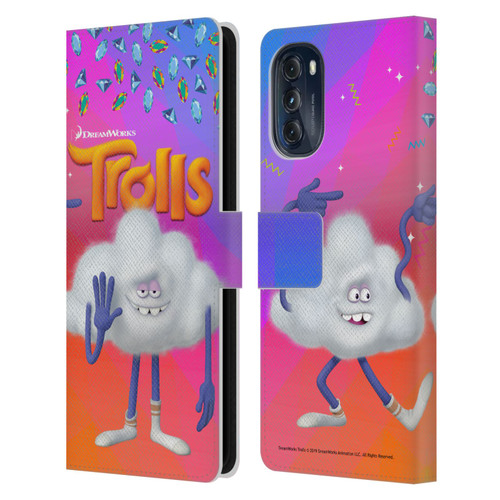 Trolls Snack Pack Cloud Guy Leather Book Wallet Case Cover For Motorola Moto G (2022)