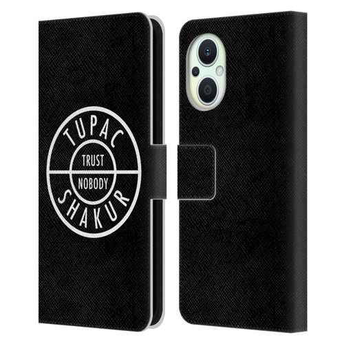 Tupac Shakur Logos Trust Nobody Leather Book Wallet Case Cover For OPPO Reno8 Lite