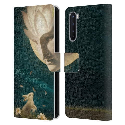 Duirwaigh God Moon Leather Book Wallet Case Cover For OnePlus Nord 5G