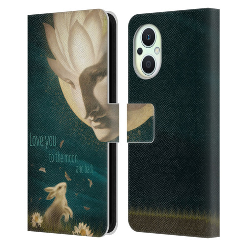 Duirwaigh God Moon Leather Book Wallet Case Cover For OPPO Reno8 Lite