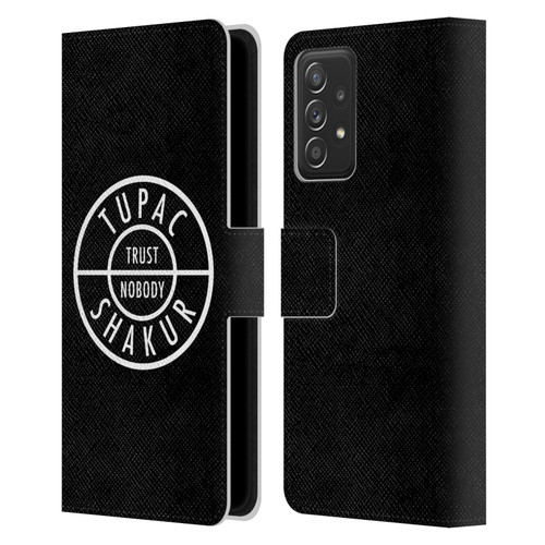 Tupac Shakur Logos Trust Nobody Leather Book Wallet Case Cover For Samsung Galaxy A53 5G (2022)
