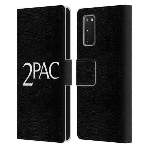 Tupac Shakur Logos Serif Leather Book Wallet Case Cover For Samsung Galaxy S20 / S20 5G