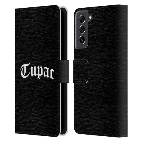 Tupac Shakur Logos Old English 2 Leather Book Wallet Case Cover For Samsung Galaxy S21 FE 5G