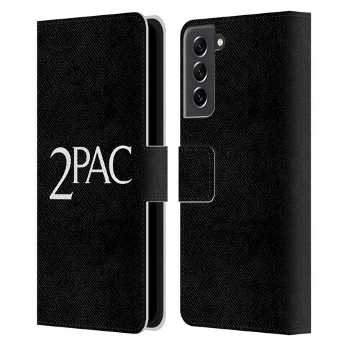 Tupac Shakur Logos Serif Leather Book Wallet Case Cover For Samsung Galaxy S21 FE 5G