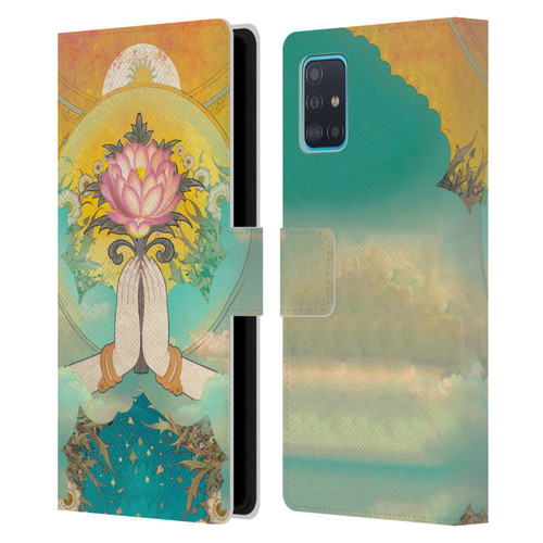 Duirwaigh God Divine Leather Book Wallet Case Cover For Samsung Galaxy A51 (2019)