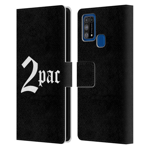 Tupac Shakur Logos Old English Leather Book Wallet Case Cover For Samsung Galaxy M31 (2020)
