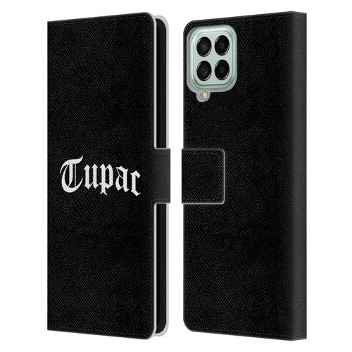 Tupac Shakur Logos Old English 2 Leather Book Wallet Case Cover For Samsung Galaxy M53 (2022)