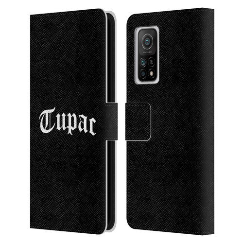 Tupac Shakur Logos Old English 2 Leather Book Wallet Case Cover For Xiaomi Mi 10T 5G