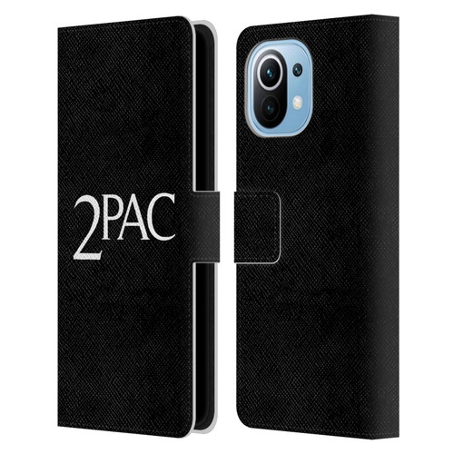 Tupac Shakur Logos Serif Leather Book Wallet Case Cover For Xiaomi Mi 11