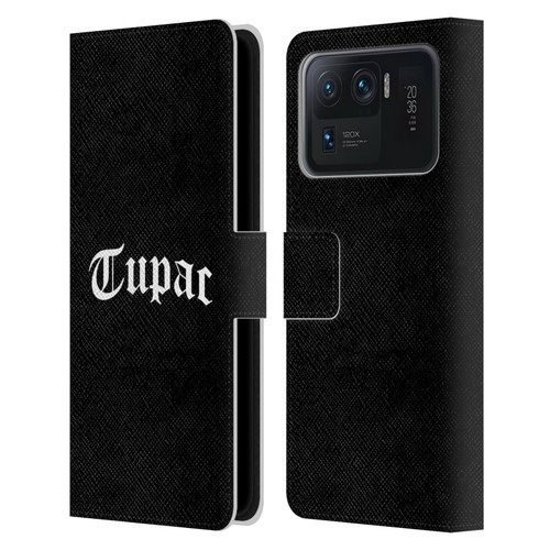 Tupac Shakur Logos Old English 2 Leather Book Wallet Case Cover For Xiaomi Mi 11 Ultra