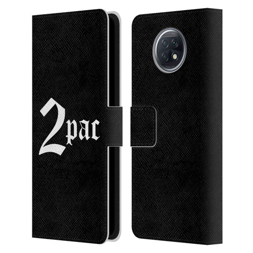 Tupac Shakur Logos Old English Leather Book Wallet Case Cover For Xiaomi Redmi Note 9T 5G