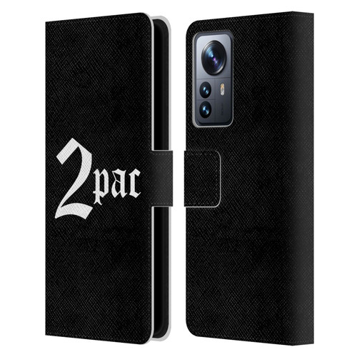 Tupac Shakur Logos Old English Leather Book Wallet Case Cover For Xiaomi 12 Pro