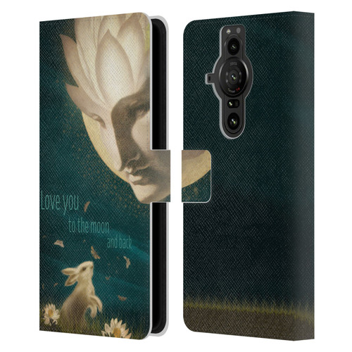 Duirwaigh God Moon Leather Book Wallet Case Cover For Sony Xperia Pro-I