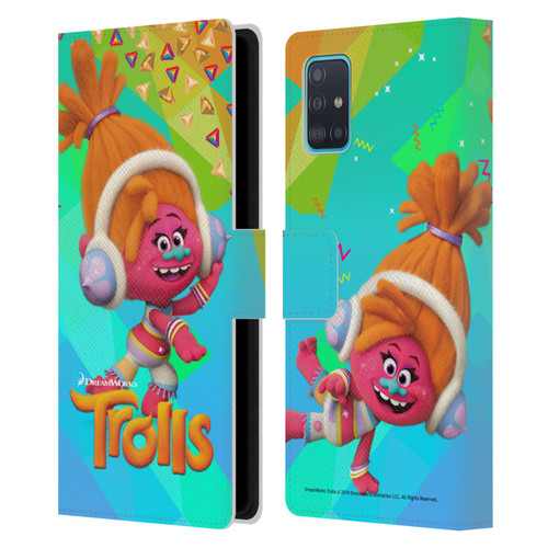 Trolls Snack Pack DJ Suki Leather Book Wallet Case Cover For Samsung Galaxy A51 (2019)