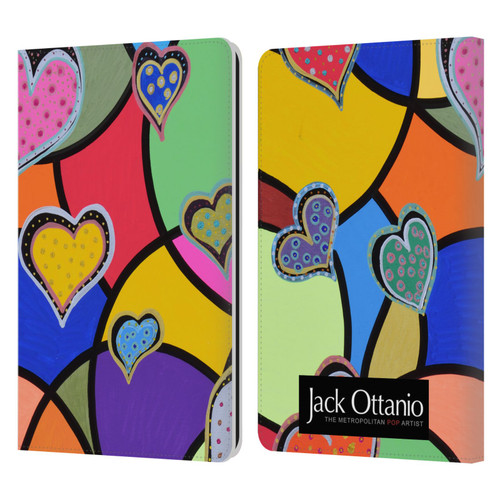 Jack Ottanio Art Hearts Of Diamonds Leather Book Wallet Case Cover For Amazon Kindle Paperwhite 1 / 2 / 3