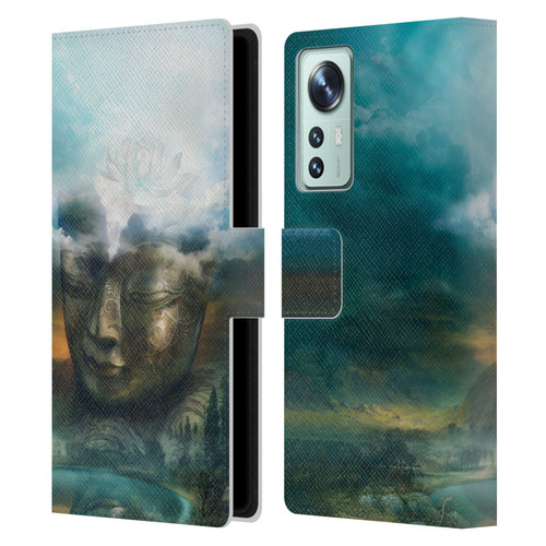 Duirwaigh God Buddha Leather Book Wallet Case Cover For Xiaomi 12
