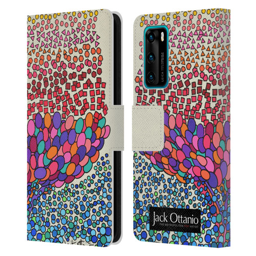 Jack Ottanio Art Mars Tree Leather Book Wallet Case Cover For Huawei P40 5G