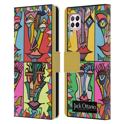 Jack Ottanio Art Six Krolls Leather Book Wallet Case Cover For Huawei Nova 6 SE / P40 Lite