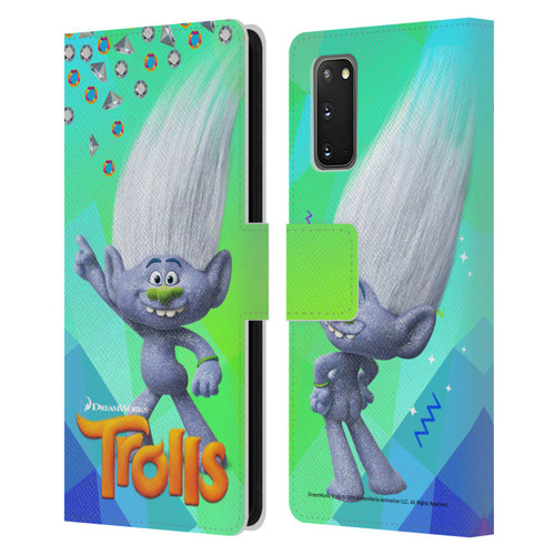 Trolls Snack Pack Guy Diamond Leather Book Wallet Case Cover For Samsung Galaxy S20 / S20 5G
