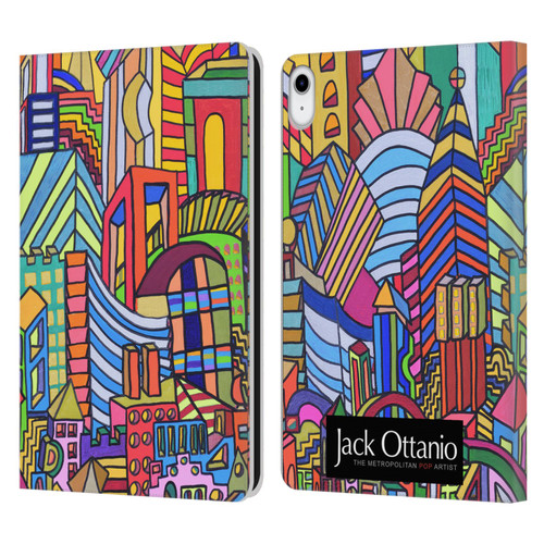 Jack Ottanio Art Boston City Leather Book Wallet Case Cover For Apple iPad 10.9 (2022)