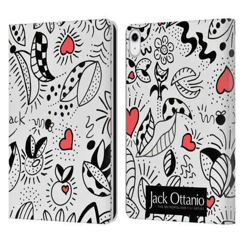 Jack Ottanio Art Cuorerosso Leather Book Wallet Case Cover For Apple iPad 10.9 (2022)