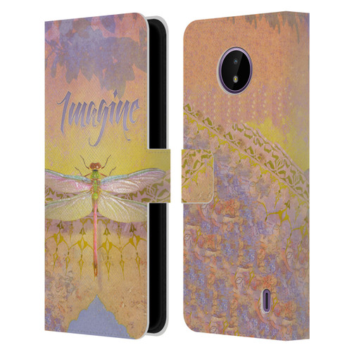 Duirwaigh Insects Dragonfly 2 Leather Book Wallet Case Cover For Nokia C10 / C20