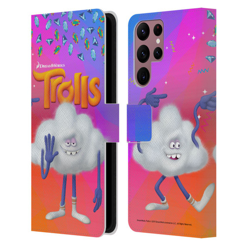 Trolls Snack Pack Cloud Guy Leather Book Wallet Case Cover For Samsung Galaxy S22 Ultra 5G
