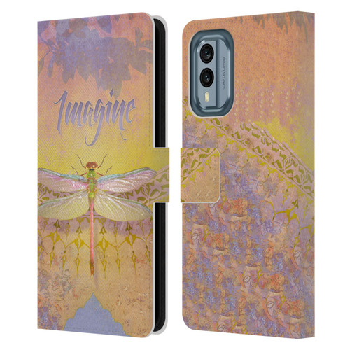 Duirwaigh Insects Dragonfly 2 Leather Book Wallet Case Cover For Nokia X30